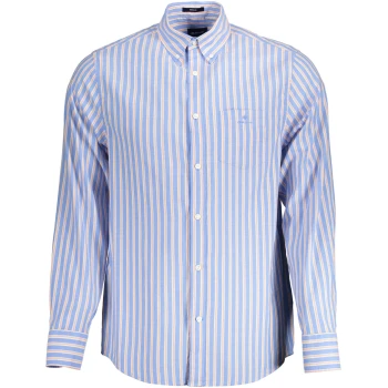 GANT LIGHT BLUE MEN'S LONG SLEEVE SHIRT