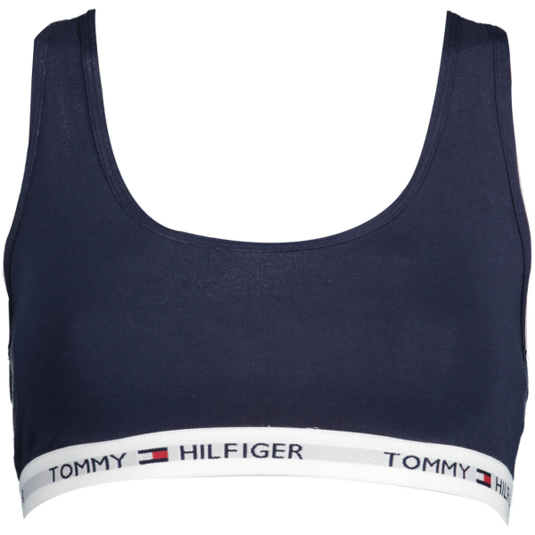 TOMMY HILFIGER WOMEN'S NAVY BLUE SPORTS BRA