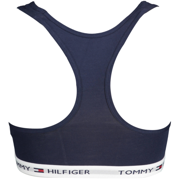 TOMMY HILFIGER WOMEN'S NAVY BLUE SPORTS BRA