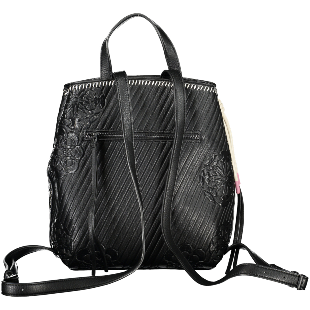 DESIGUAL BLACK WOMEN'S BACKPACK