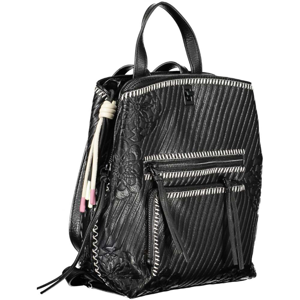 DESIGUAL BLACK WOMEN'S BACKPACK