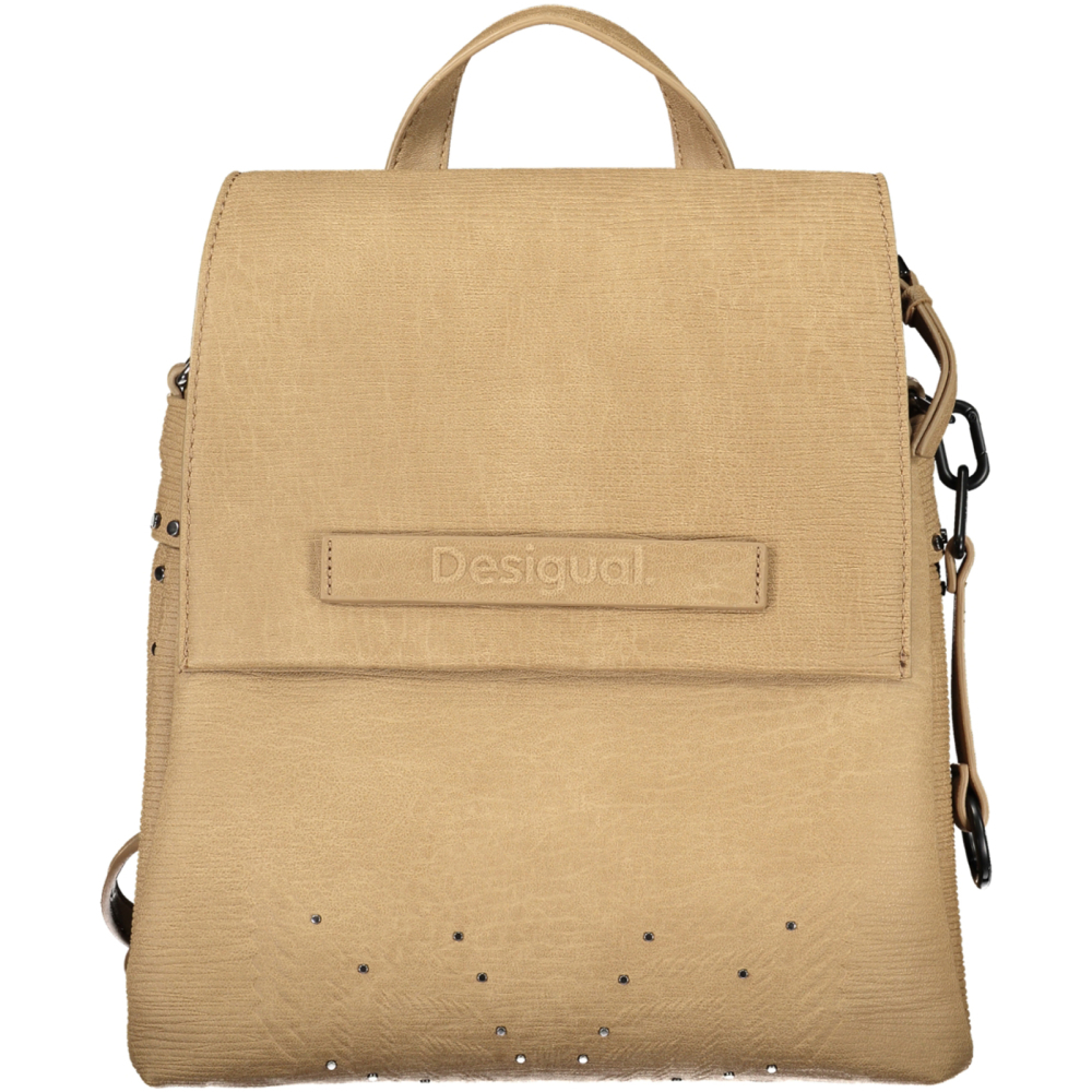 DESIGUAL BEIGE WOMEN'S BACKPACK