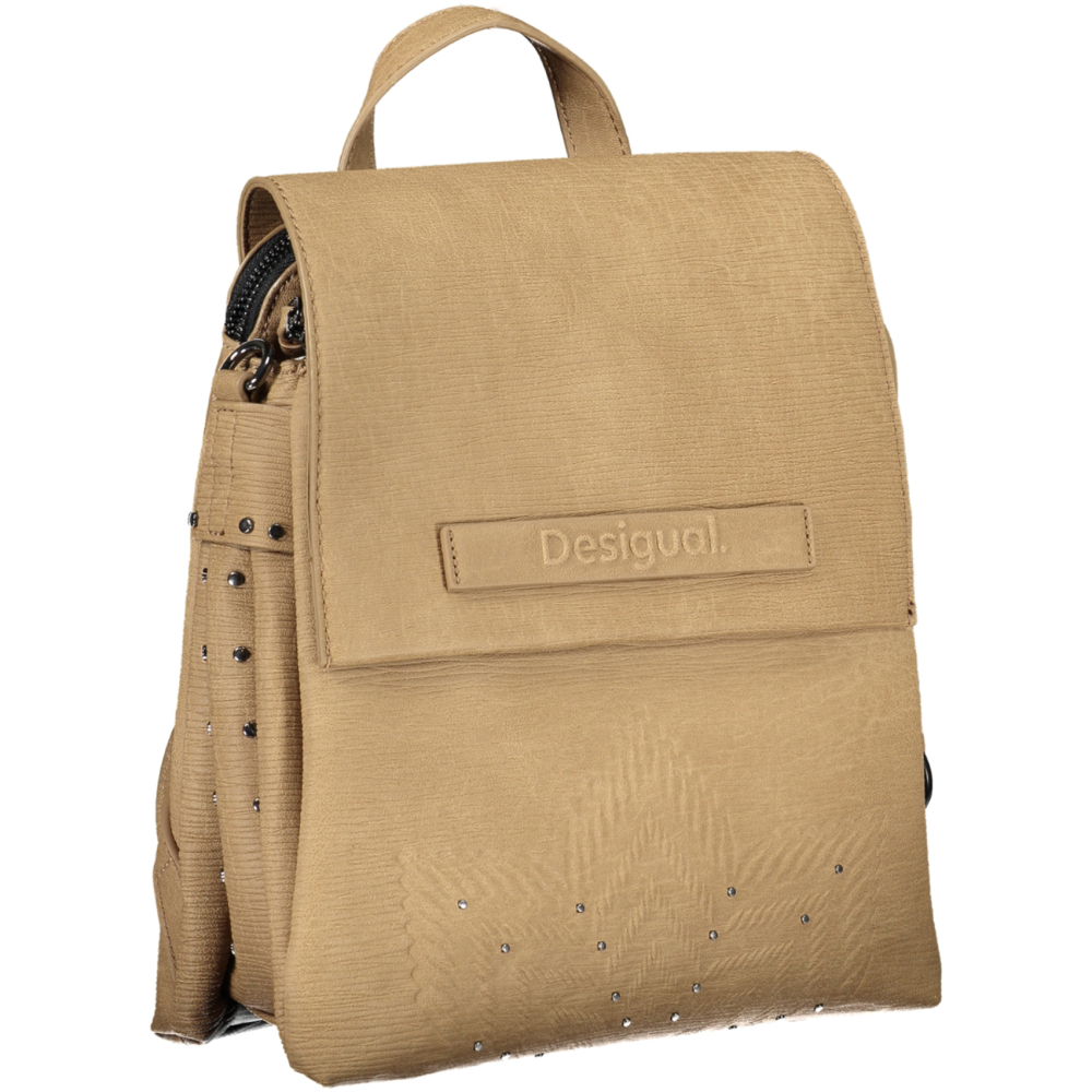 DESIGUAL BEIGE WOMEN'S BACKPACK