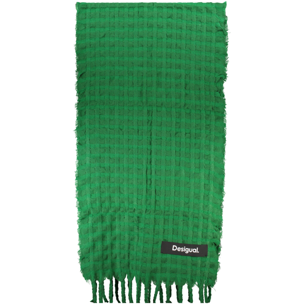 DESIGUAL GREEN WOMEN'S SCARF