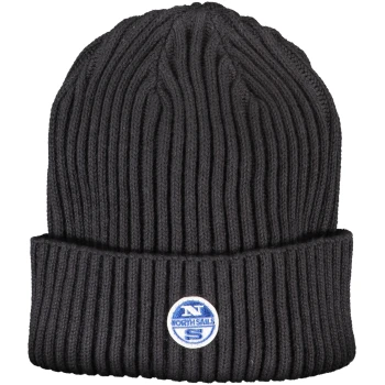 NORTH SAILS BLACK MEN'S BEANIE
