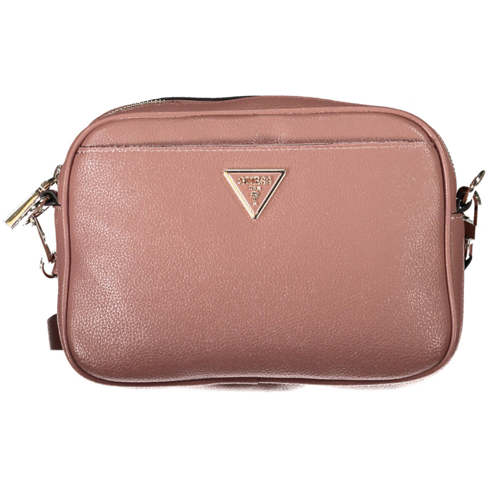 GUESS JEANS PINK WOMAN SHOULDER BAG