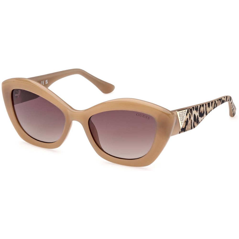 GUESS JEANS BEIGE WOMEN'S SUNGLASSES