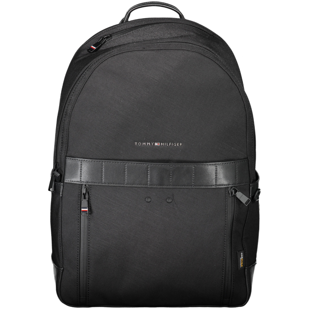 TOMMY HILFIGER MAN BLACK BACKPACK