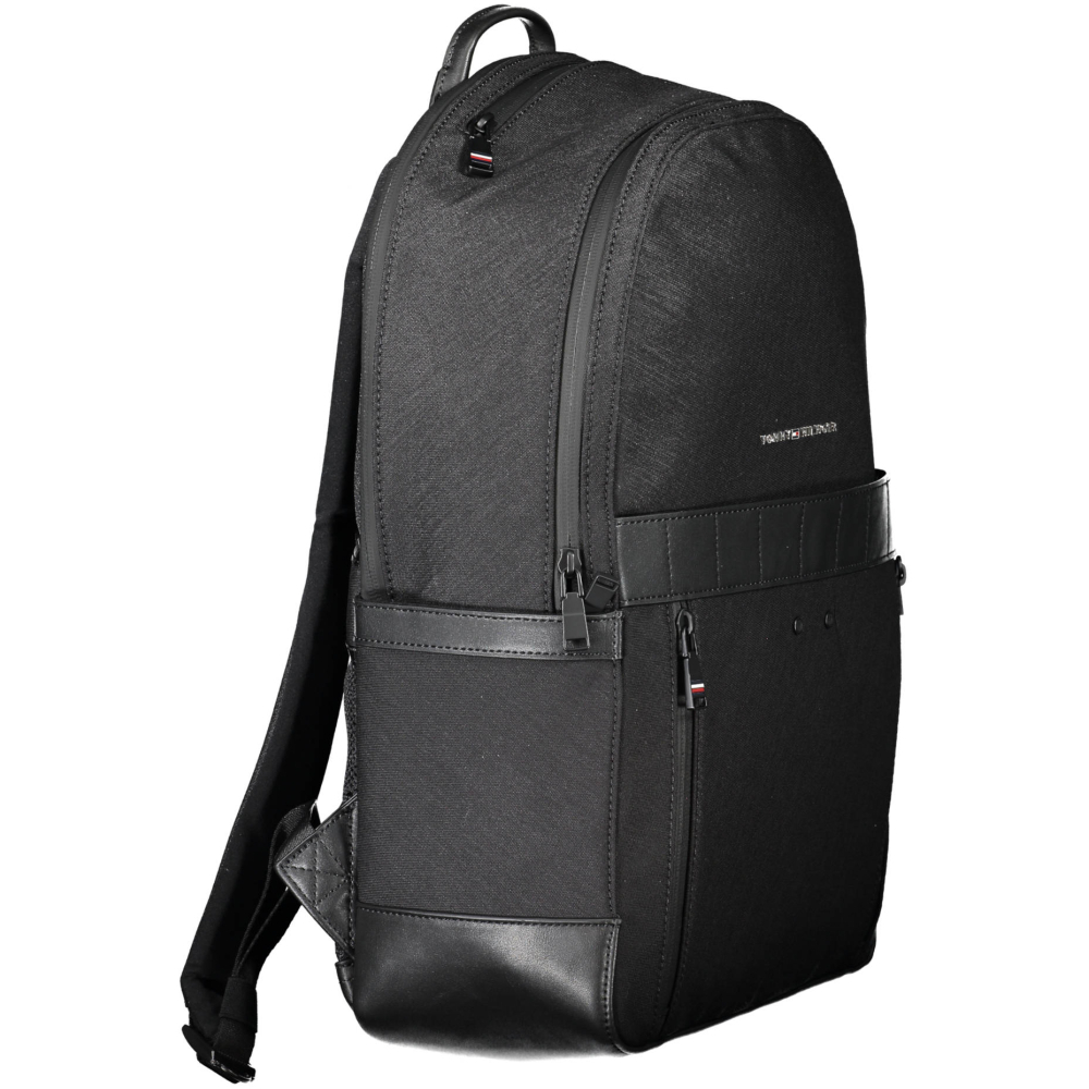 TOMMY HILFIGER MAN BLACK BACKPACK