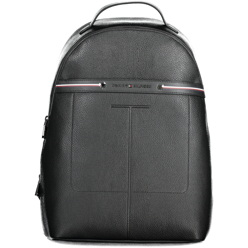 TOMMY HILFIGER MAN BLACK BACKPACK