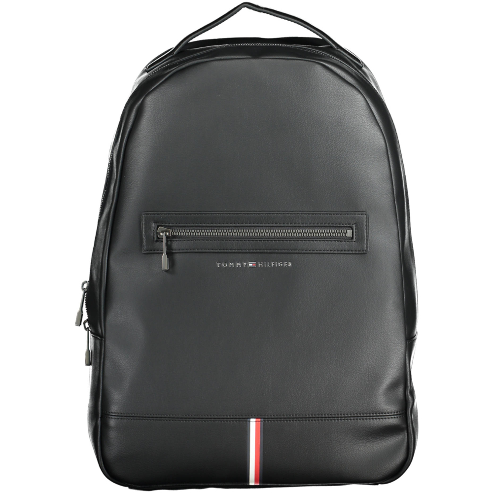 TOMMY HILFIGER MAN BLACK BACKPACK