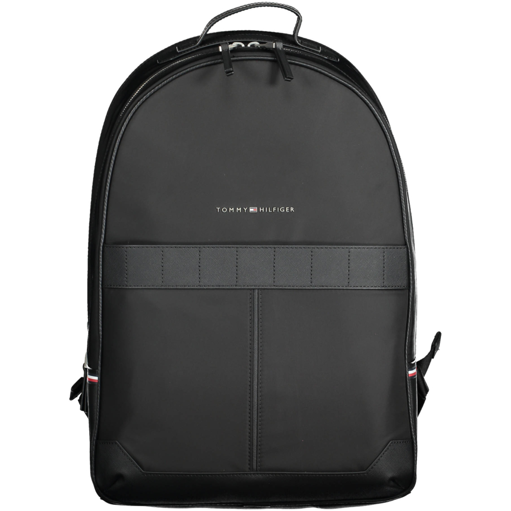 TOMMY HILFIGER MAN BLACK BACKPACK