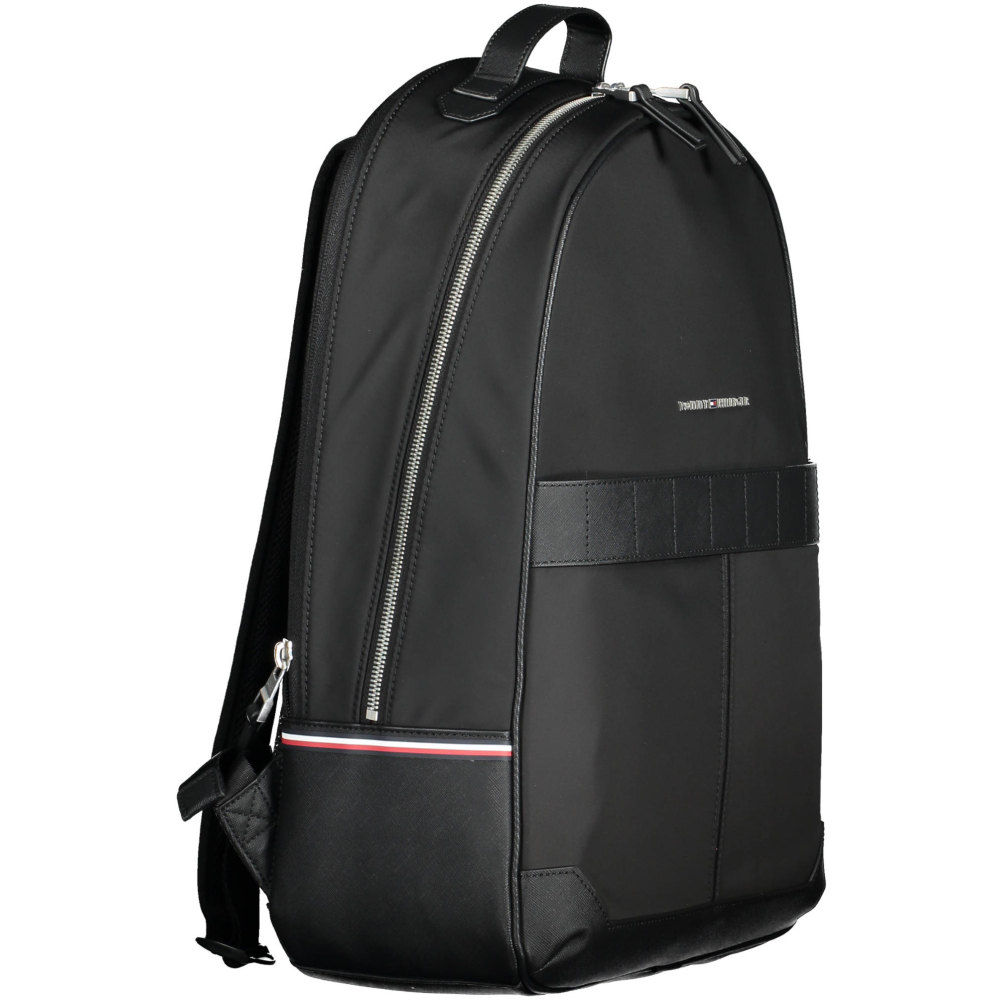 TOMMY HILFIGER MAN BLACK BACKPACK