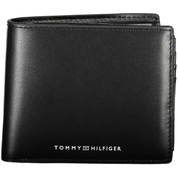 TOMMY HILFIGER BLACK MAN WALLET