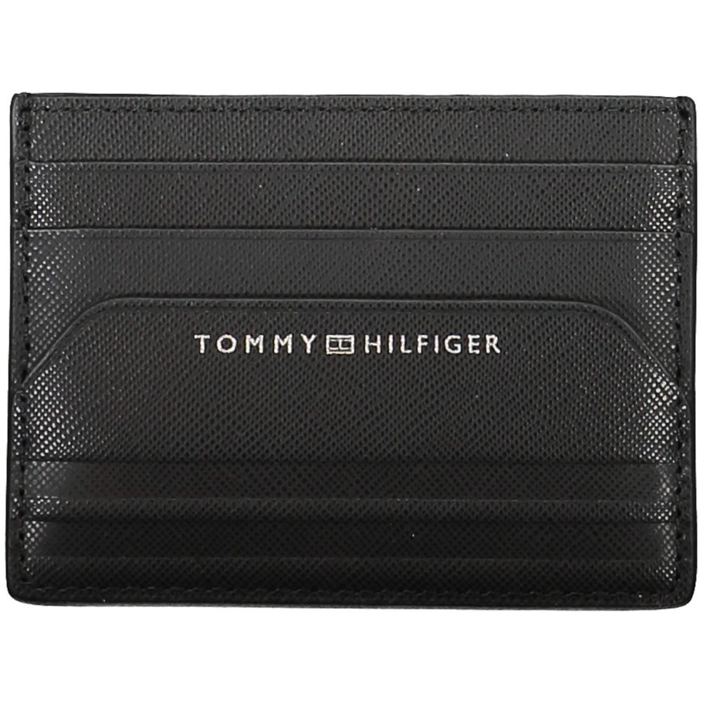 TOMMY HILFIGER BLACK MAN WALLET