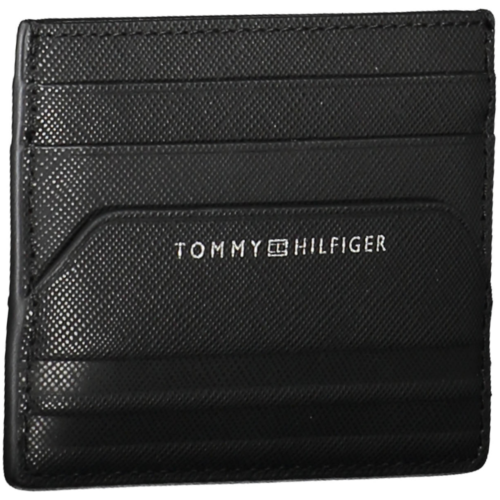 TOMMY HILFIGER BLACK MAN WALLET