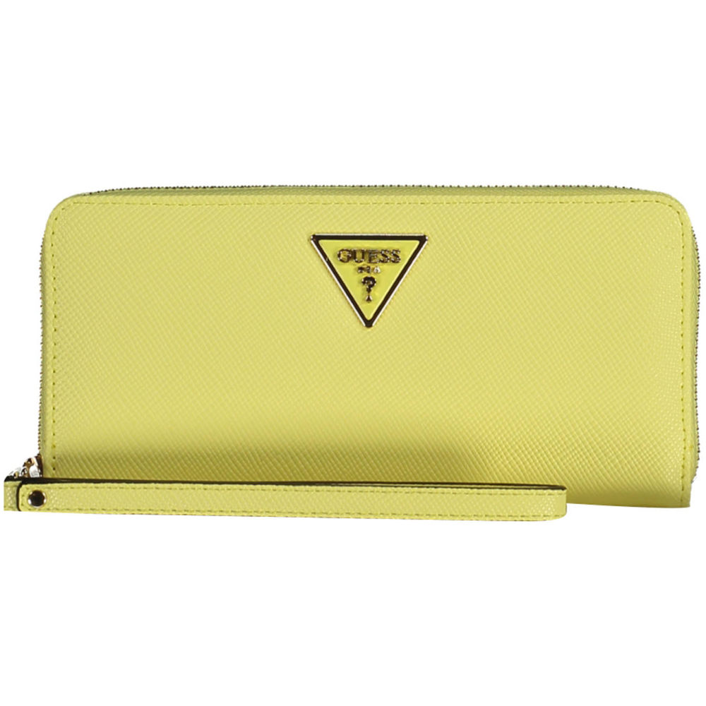 GUESS JEANS WALLET WOMAN YELLOW