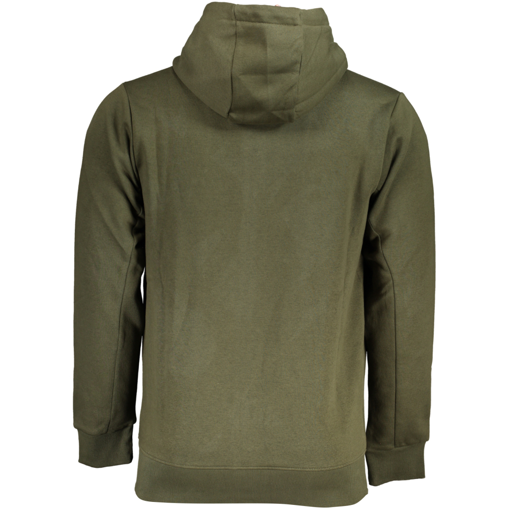 US GRAND POLO MEN'S GREEN ZIPPED HOODY