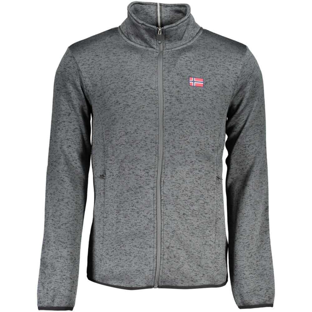 NORWAY 1963 MEN'S GRAY ZIPPED SWEATSHIRT
