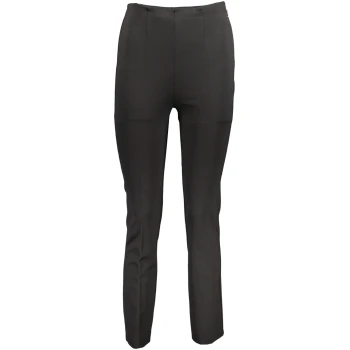 PATRIZIA PEPE BLACK WOMEN'S TROUSERS