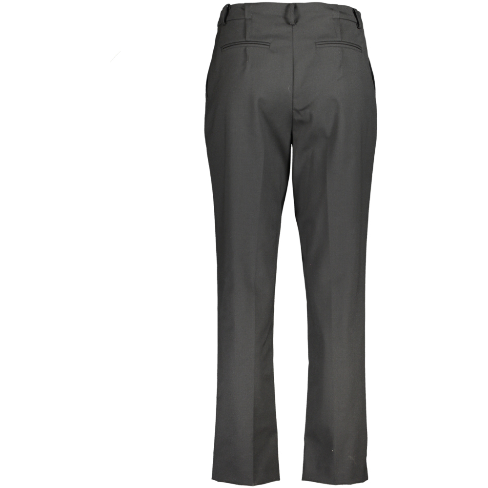 PATRIZIA PEPE BLACK WOMEN'S TROUSERS