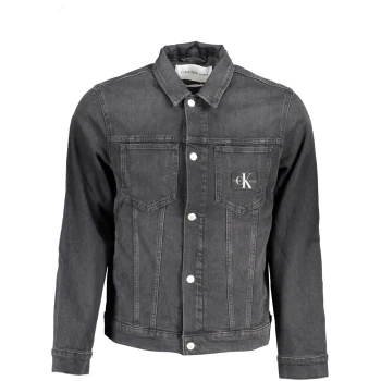 CALVIN KLEIN MEN'S SLIM FIR JACKET BLACK DENIM CALVIN KLEIN MEN'S SLIM FIR JACKET BLACK DENIM