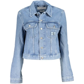 CALVIN KLEIN WOMEN'S JACKET BLUE DENIM