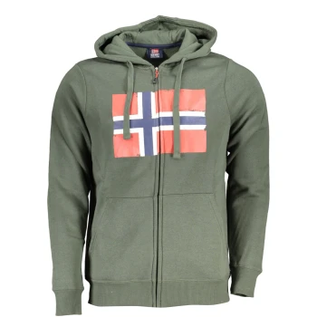 NORWAY 1963 MEN'S FLEECED ZIPPED HOODY NORWAY 1963 MEN'S FLEECED ZIPPED HOODY