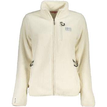 NORWAY 1963 WOMEN'S WHITE ZIPPED SWEATSHIRT