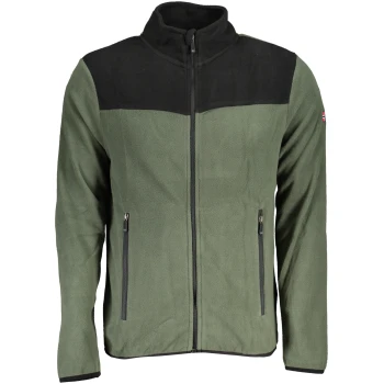 NORWAY 1963 MEN'S MILITARY GREEN ZIPPED SWEATSHIRT NORWAY 1963 MEN'S MILITARY GREEN ZIPPED SWEATSHIRT