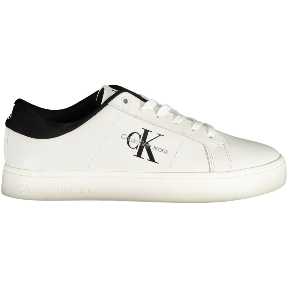 CALVIN KLEIN WHITE MEN'S SNEAKERS