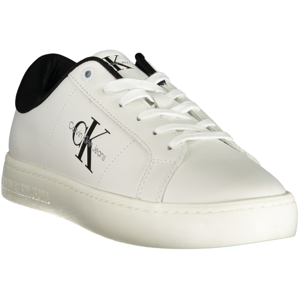 CALVIN KLEIN WHITE MEN'S SNEAKERS