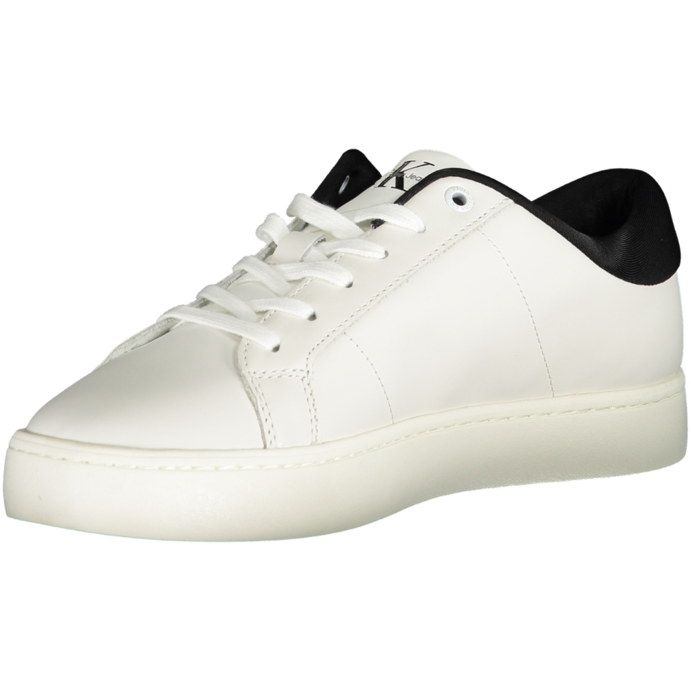 CALVIN KLEIN WHITE MEN'S SNEAKERS