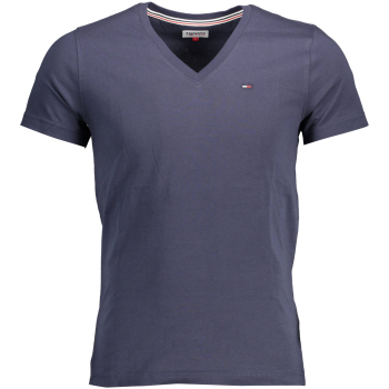 TOMMY HILFIGER MEN'S ORGANIC COTTON T-SHIRT NAVY BLUE TOMMY HILFIGER MEN'S ORGANIC COTTON T-SHIRT NAVY BLUE