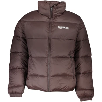 NAPAPIJRI BROWN MEN'S JACKET NAPAPIJRI BROWN MEN'S JACKET
