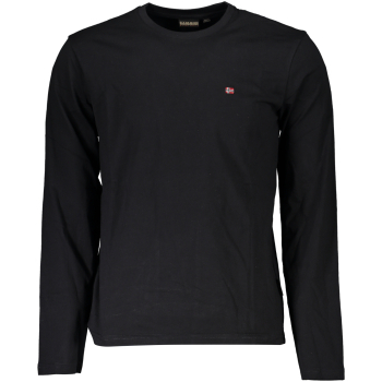 NAPAPIJRI MEN'S BLACK LONG SLEEVE T-SHIRT NAPAPIJRI MEN'S BLACK LONG SLEEVE T-SHIRT