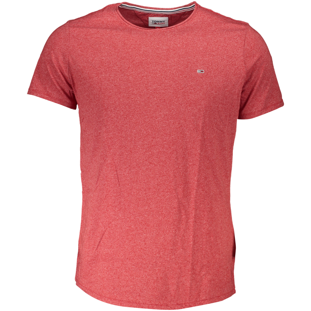 TOMMY HILFIGER MEN'S RED T-SHIRT