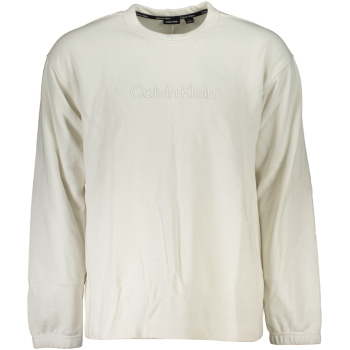 CALVIN KLEIN MEN'S WHITE SWEATSHIRT CALVIN KLEIN MEN'S WHITE SWEATSHIRT