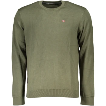 NAPAPIJRI MEN'S MILITARY GREEN SWEATER