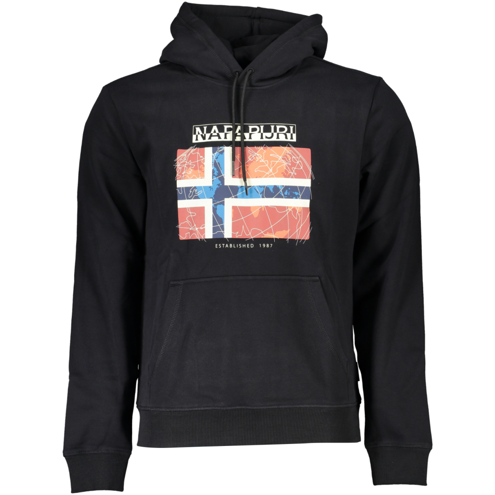 NAPAPIJRI MEN'S BLACK HOODY
