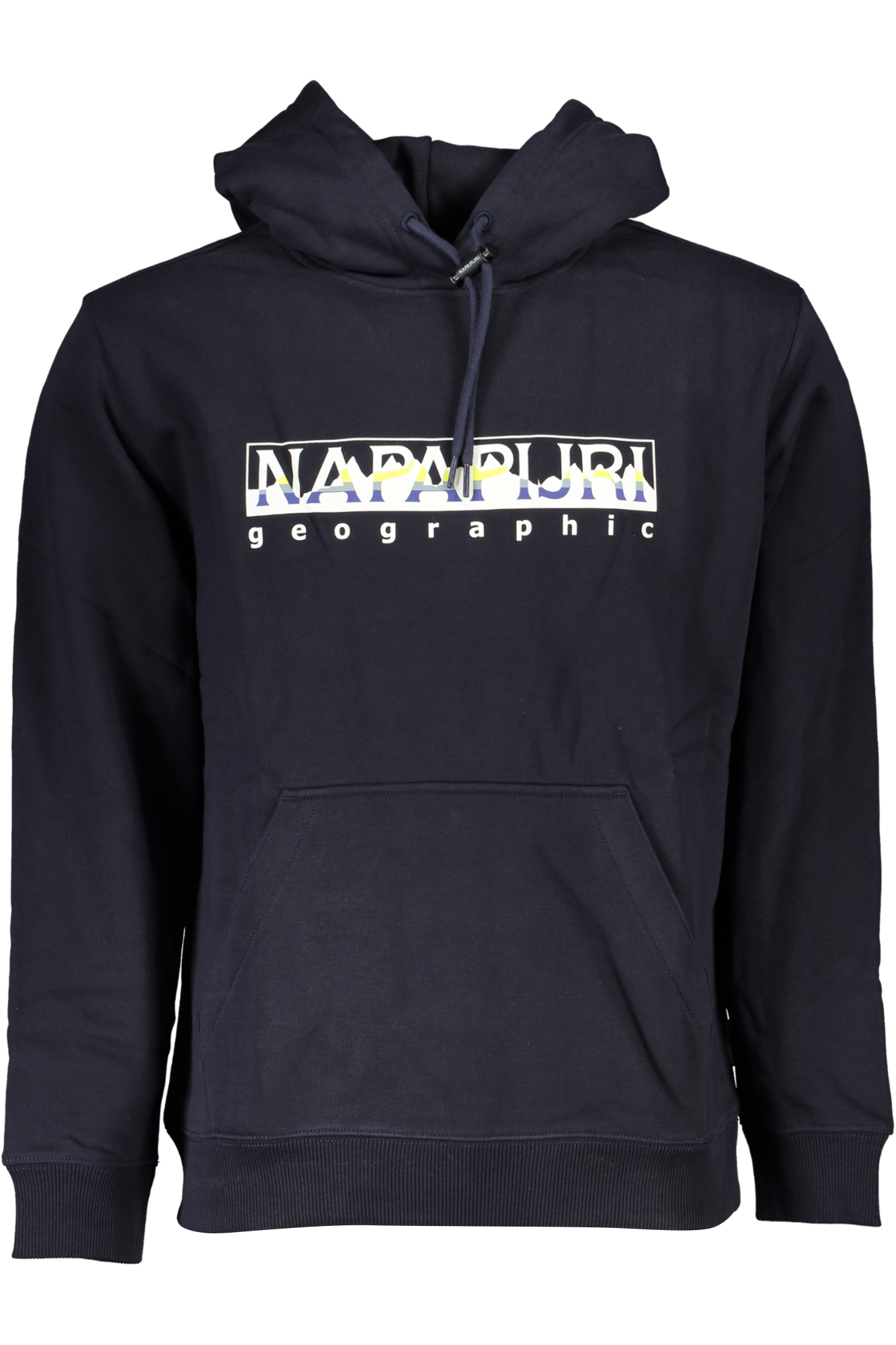 NAPAPIJRI MEN'S NAVY BLUE HOODY NAPAPIJRI MEN'S NAVY BLUE HOODY