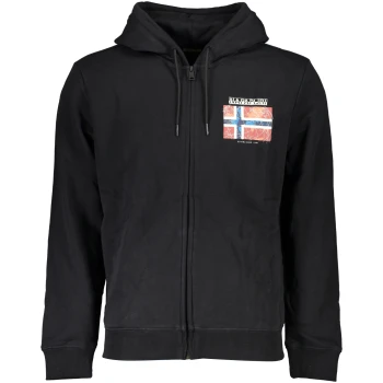 NAPAPIJRI MEN'S BLACK CARDIGAN