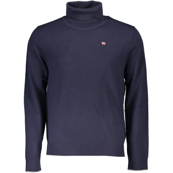 NAPAPIJRI MEN'S NAVY BLUE SWEATER