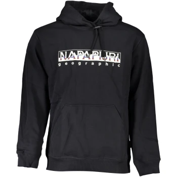NAPAPIJRI MEN'S BLACK HOODY NAPAPIJRI MEN'S BLACK HOODY