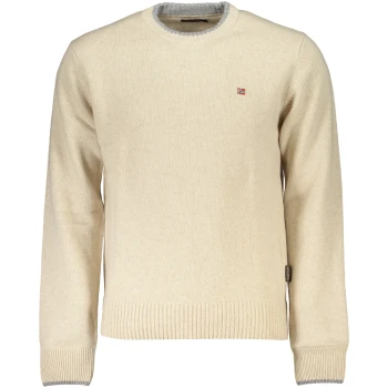 NAPAPIJRI MEN'S BEIGE SWEATER