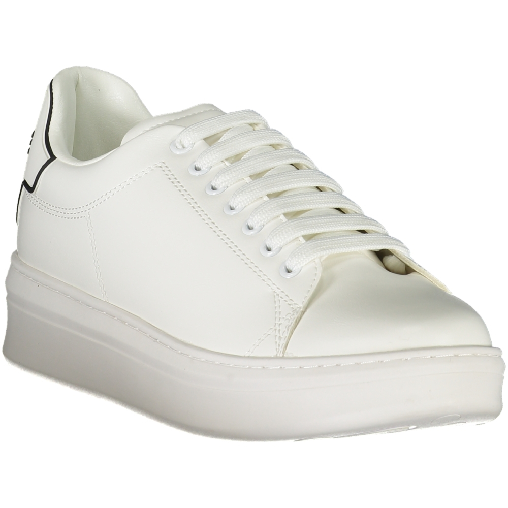 GAELLE PARIS WHITE MEN'S SNEAKERS