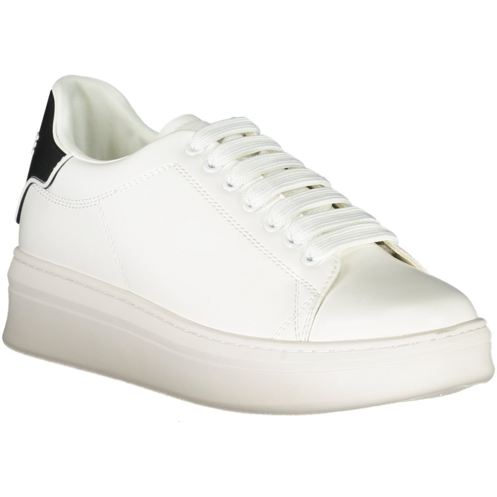 GAELLE PARIS WHITE MEN'S SNEAKERS