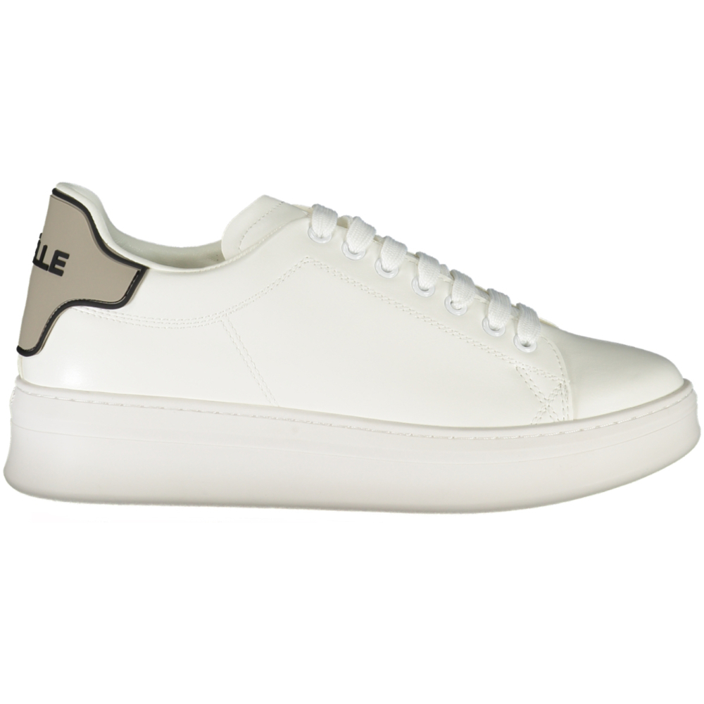 GAELLE PARIS WHITE MEN'S SNEAKERS