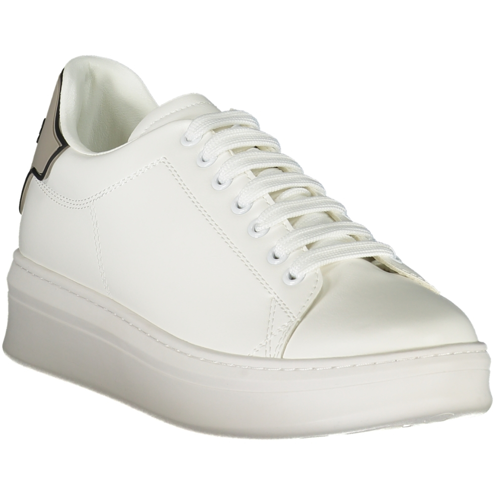 GAELLE PARIS WHITE MEN'S SNEAKERS