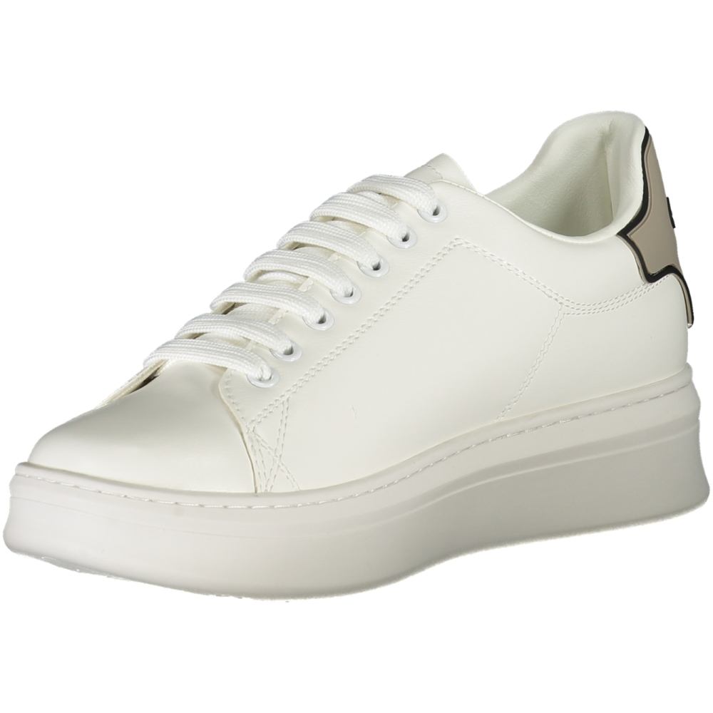 GAELLE PARIS WHITE MEN'S SNEAKERS